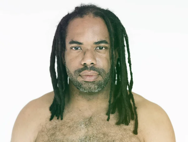 Homme afro-américain avec dreadlocks — Photo
