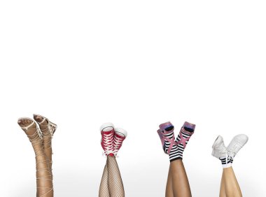 Şık kadın bacakları