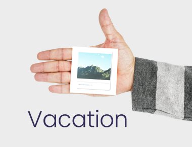 İnsanın el kartta bulunur 