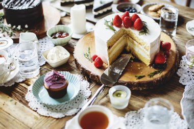 tatlı lezzetli tatlı pasta