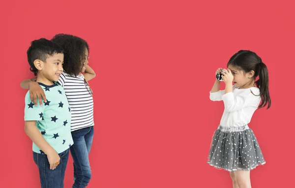 Children taking picture — Stock Photo, Image