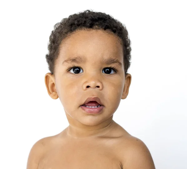 Menino com peito nu — Fotografia de Stock