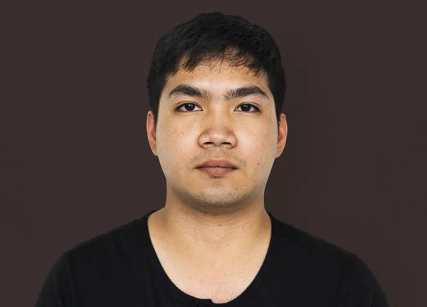 Adult asian ethnicity man face — Stock Photo, Image