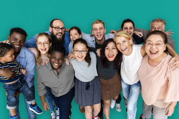 Grupo de pessoas juntas — Fotografia de Stock