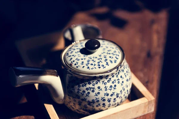 Vintage tea pot — Stock Photo, Image