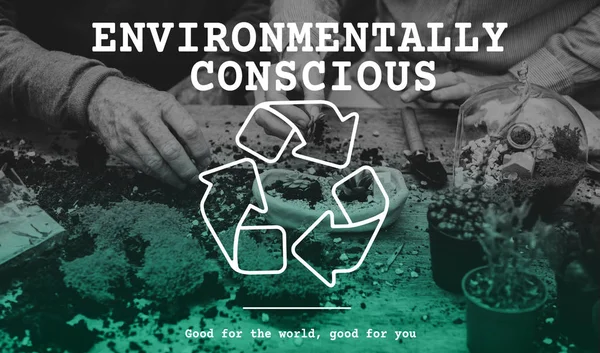 el ve geri dönüşüm simgesini