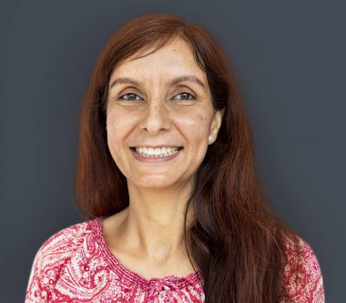 güler Kızılderili kadın yüz