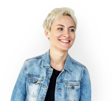 kot ceketli sarışın kadın