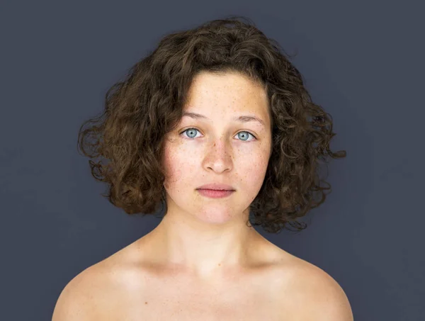 Жінка з голими плечима — стокове фото