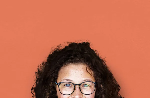 Smiling schoolgirl in uniform — Stock Photo, Image