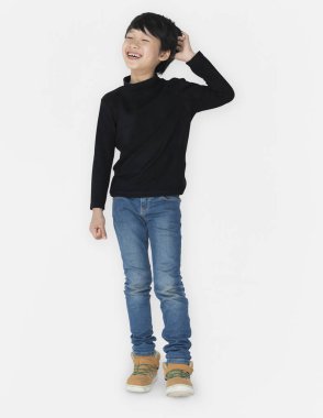 neşeli Asyalı çocuk Studio