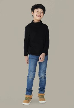 neşeli Asyalı çocuk Studio