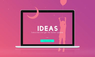 Web tasarım şablonu dizüstü