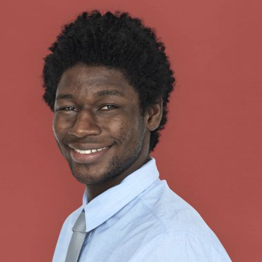 Afrikalı erkek gülümseyen 