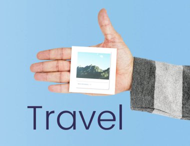 İnsanın el kartta bulunur 