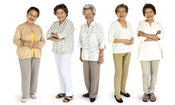 Азіатський старший дорослі жінки — стокове фото