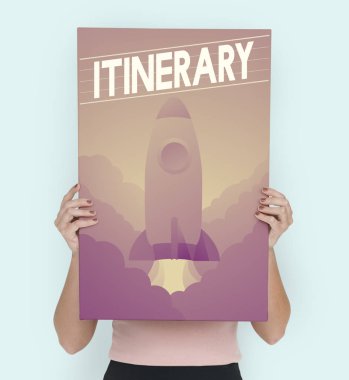 kişi holding tasarlamak