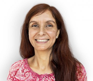 güler Kızılderili kadın yüz