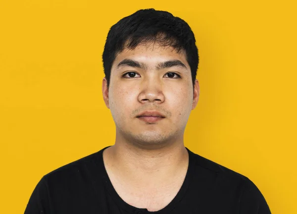 Tvář dospělé asijského původu — Stock fotografie