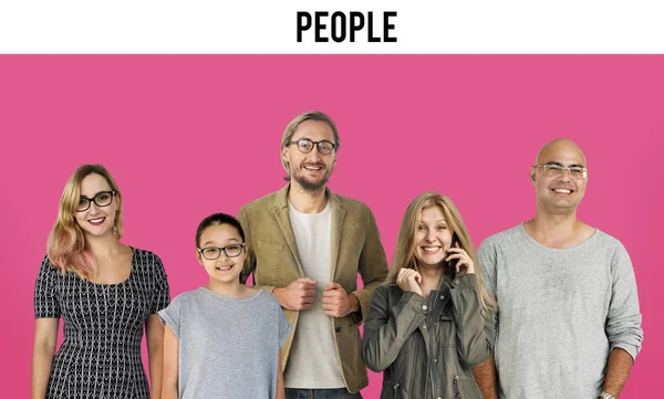 Gruppe von Diversity-Menschen — Stockfoto