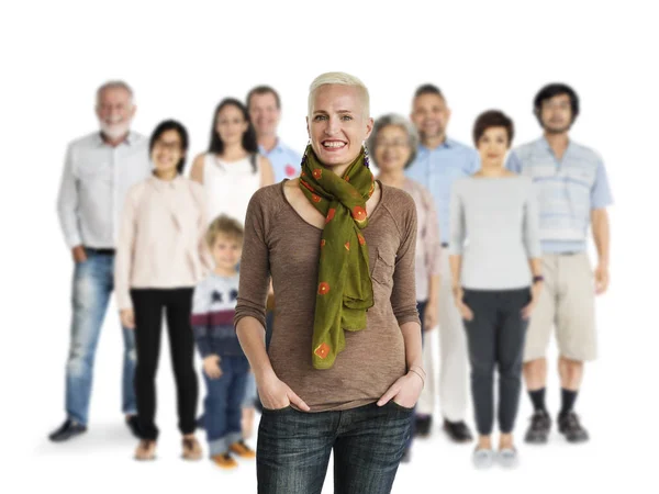 Groep diversiteitsmensen — Stockfoto