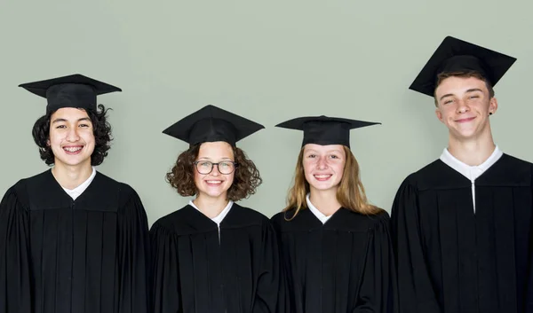 Postgraduální studenti ve studiu — Stock fotografie