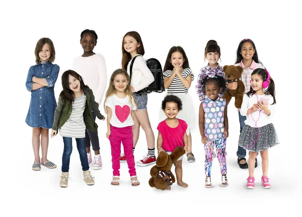 Hermosos niños multiétnicos — Foto de Stock