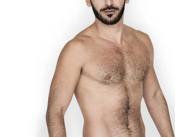 Hombre posando en topless — Foto de Stock