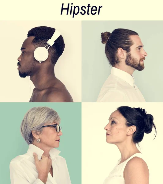 Κομψό hipster άτομα — Φωτογραφία Αρχείου