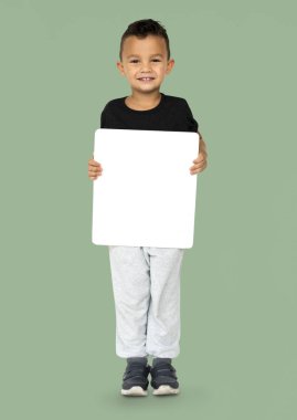 Çocuk holding Pano
