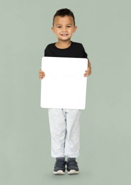 Çocuk holding Pano