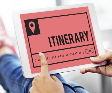 kişi holding dijital tablet