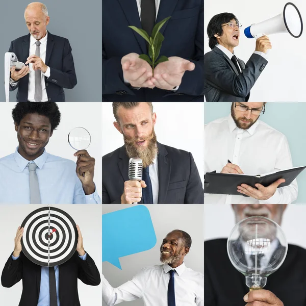 작업 비즈니스 사람들의 다양성 — 스톡 사진