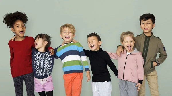 Smiling Children in the Studio — Stock Photo, Image