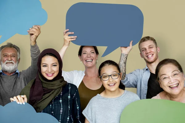 Grupo de personas juntas — Foto de Stock