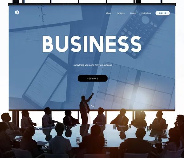 Groep van zakenmensen — Stockfoto