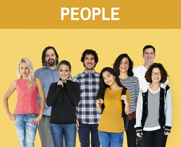 Gruppo di persone diversità — Foto Stock