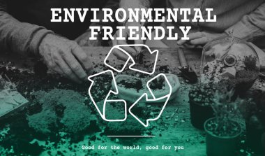 el ve geri dönüşüm simgesini