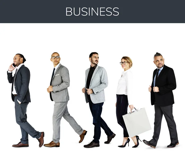 Diversity Business People in Studio — Stock Photo, Image