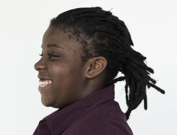 Lächelndes afrikanisches Mädchen — Stockfoto