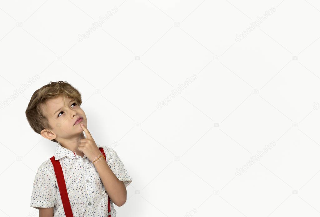 Portrait  of Adorable Schoolboy