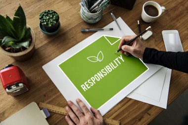 adam kağıt afiş yazma