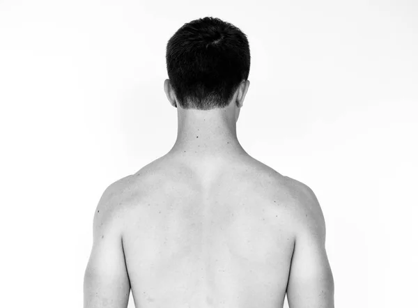 Hombre sin camisa en el estudio — Foto de Stock