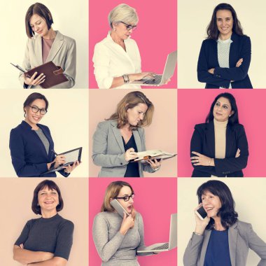Çeşitlilik iş kadınları kümesi