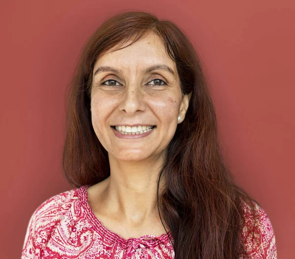 güler Kızılderili kadın yüz