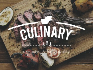 ile sebze kızarmış et 