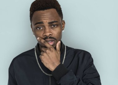 yakışıklı bir Afrikalı-Amerikalı adam