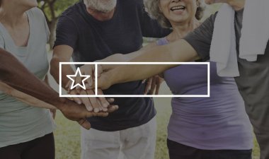 üst düzey insanların ellerini yığını yapma