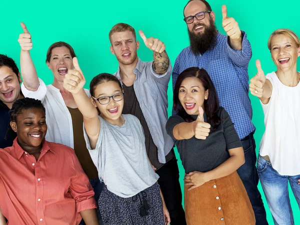 Grupo de personas juntas — Foto de Stock