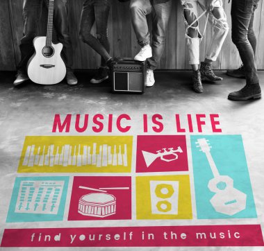 Ağ grafik kaplaması afiş katta